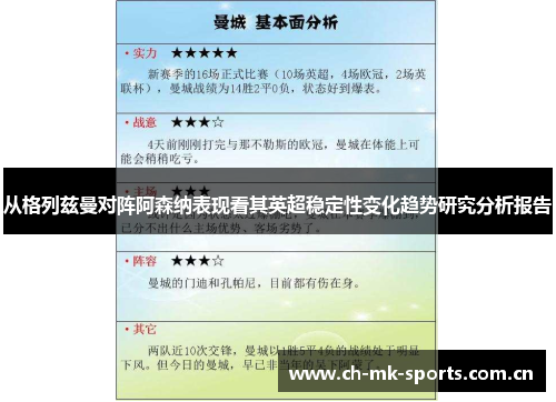 从格列兹曼对阵阿森纳表现看其英超稳定性变化趋势研究分析报告